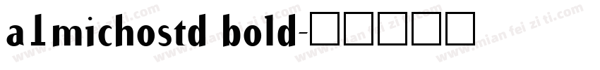 a1michostd bold字体转换